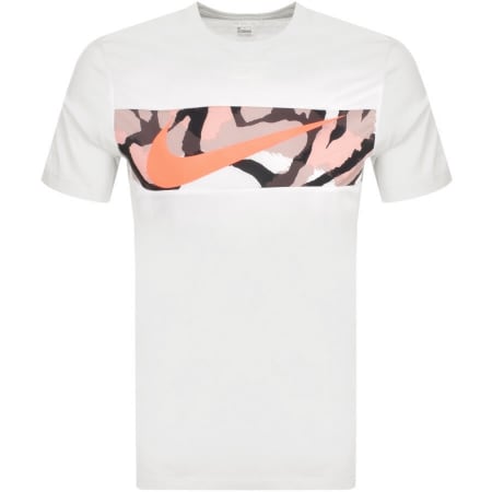 Product Image for Nike Training Dri Fit Logo T Shirt White
