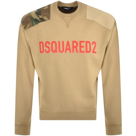 Product Image for DSQUARED2 Patch Sweatshirt Brown