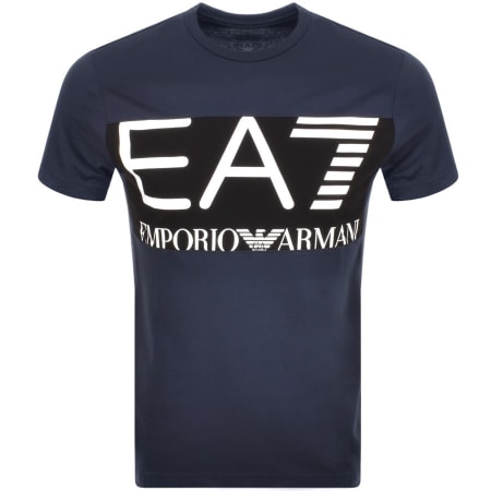 Product Image for EA7 Emporio Armani Logo T Shirt Navy