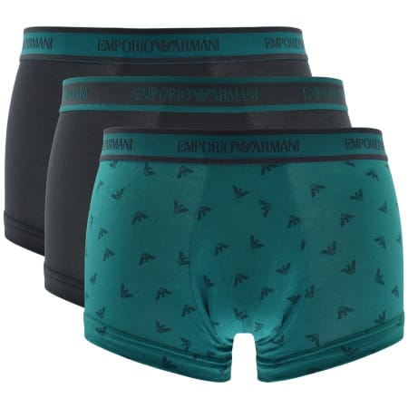 Product Image for Emporio Armani Underwear 3 Pack Trunks Navy