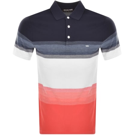 Product Image for Michael Kors Ombre Polo T Shirt Navy