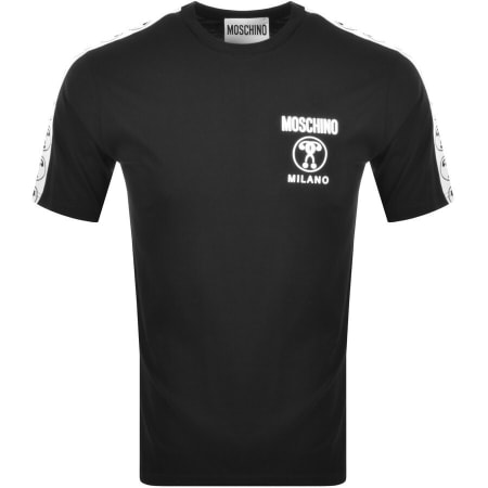 Product Image for Moschino Taped Logo T Shirt Black