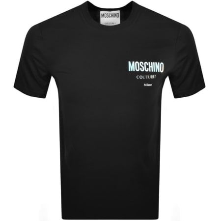 Product Image for Moschino Short Sleeve Logo T Shirt Black