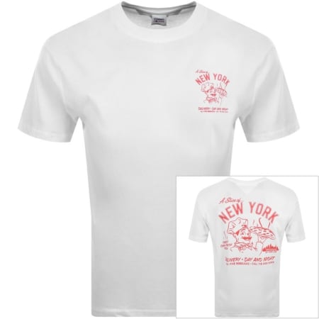 Product Image for Tommy Jeans Best Pizza Logo T Shirt White