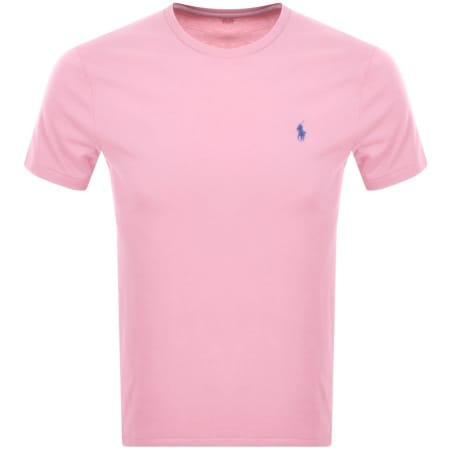 Product Image for Ralph Lauren Crew Neck Slim Fit T Shirt Pink