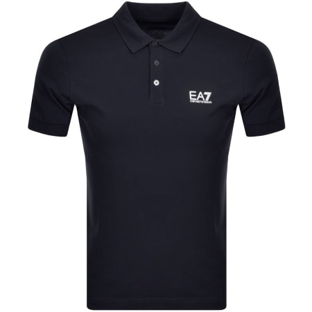 Product Image for EA7 Emporio Armani Short Sleeved Polo T Shirt Navy
