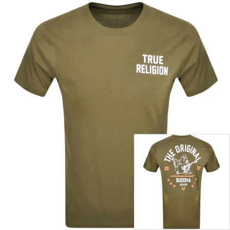 Product Image for True Religion OG Buddha Logo T Shirt Green