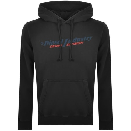 Product Image for Diesel S Ginn Logo Hoodie Black