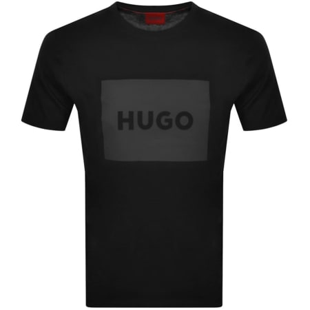 Product Image for HUGO Dulive Crew Neck T Shirt Black