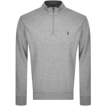 Product Image for Ralph Lauren Half Zip Sweatshirt Grey
