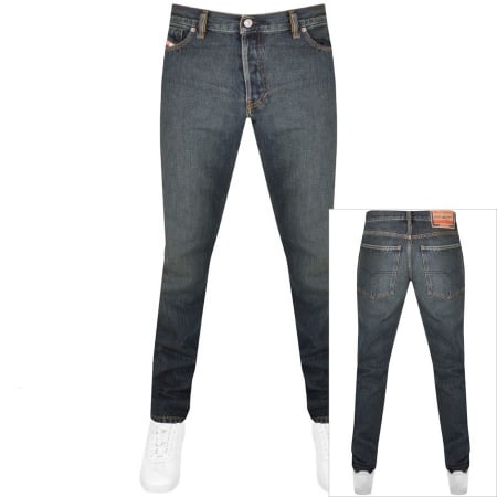 Product Image for Diesel 1995 Slim Fit Mid Wash Jeans Blue