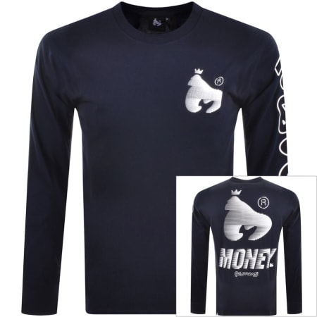 Product Image for Money Long Sleeve Ape T Shirt Navy