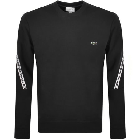 Product Image for Lacoste Crew Neck Sweatshirt Black