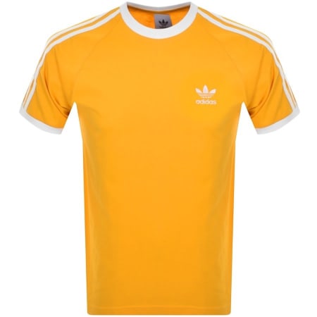 Product Image for adidas Originals 3 Stripe T Shirt Yellow