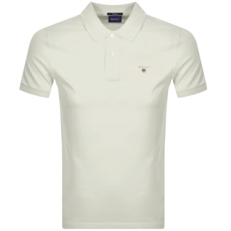 Product Image for Gant Oxford Pique Rugger Polo T Shirt Beige