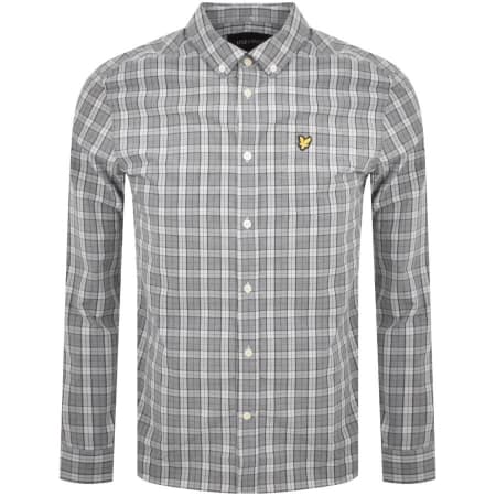 Product Image for Lyle And Scott Poplin Long Sleeve Shirt Grey