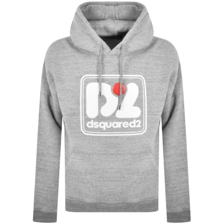 Product Image for DSQUARED2 Logo Pullover Hoodie Grey