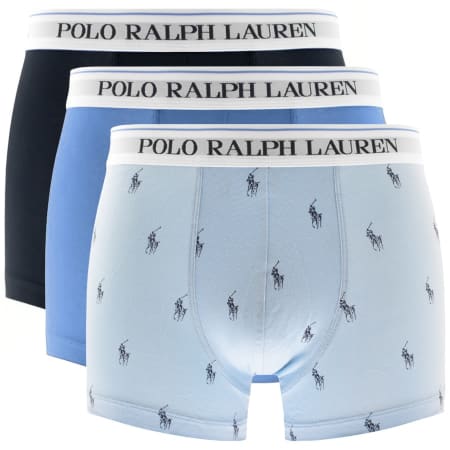 Product Image for Ralph Lauren Underwear 3 Pack Trunks Navy