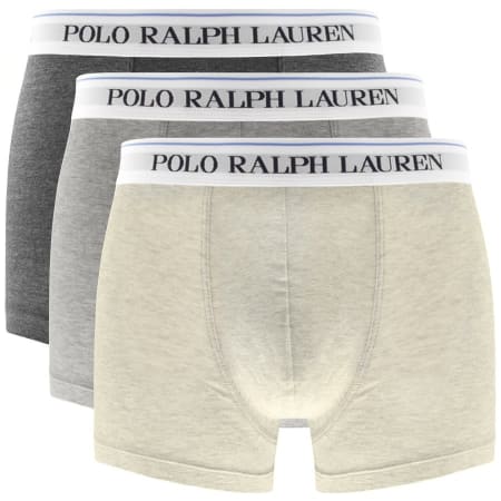 Product Image for Ralph Lauren Underwear 3 Pack Trunks Grey