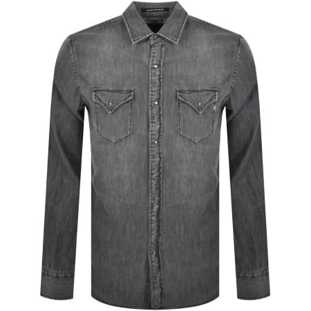 Product Image for Replay Long Sleeved Denim Shirt Grey