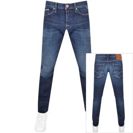 Product Image for Replay Waitom Regular Slim Jeans Blue