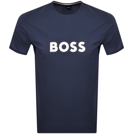 Hugo Boss Herren Identity Crewneck Lounge T-Shirt Pyjamaoberteil 