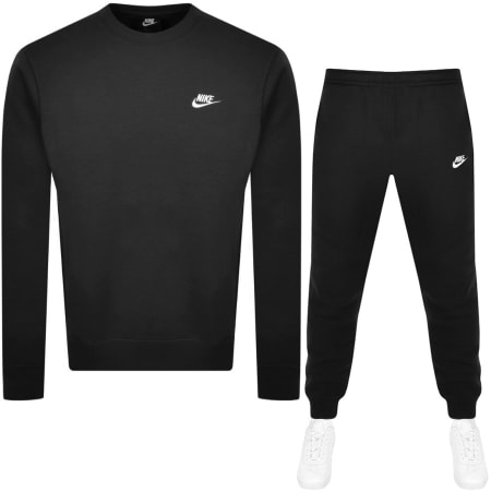 Product Image for Nike Crew Neck Club Tracksuit Black