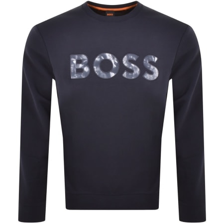 Product Image for BOSS Weboss Sweatshirt Navy