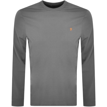 Product Image for Farah Vintage Long Sleeve T Shirt Grey