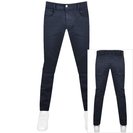 Product Image for Replay Anbass Hyperflex Jeans Navy
