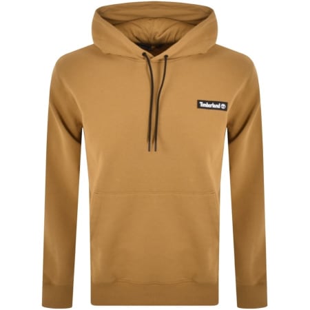 Product Image for Timberland Badge Logo Hoodie Brown