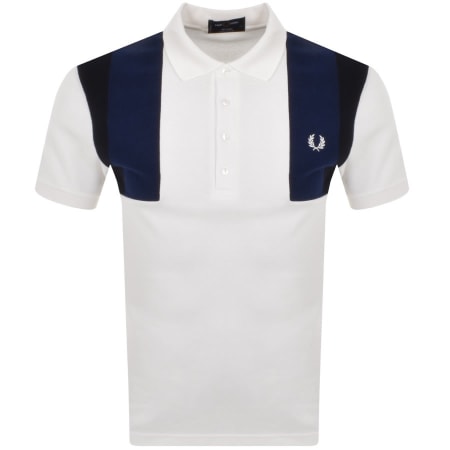 Product Image for Fred Perry Towelling Polo T Shirt White