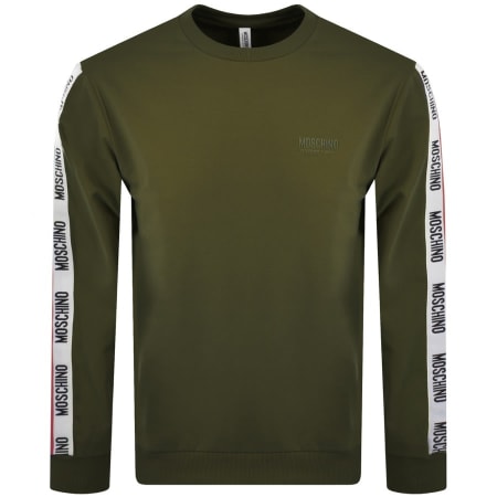 Product Image for Moschino Tape Logo Sweatshirt Khaki