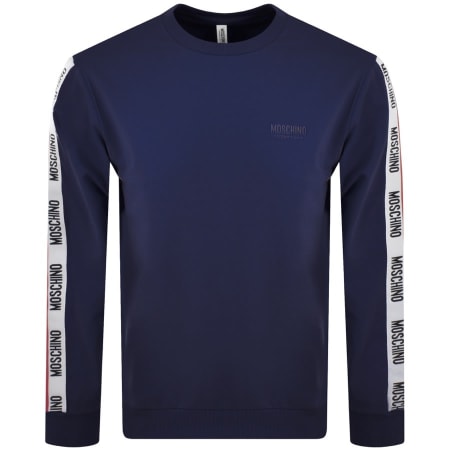Product Image for Moschino Tape Logo Sweatshirt Navy