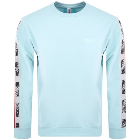 Product Image for Moschino Tape Logo Sweatshirt Blue