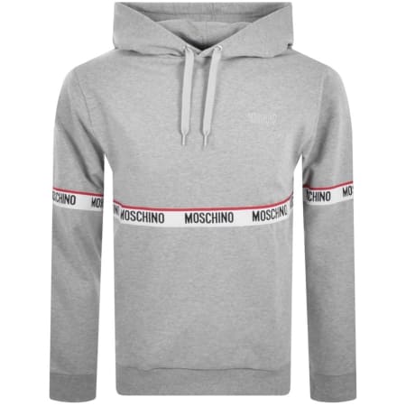 Product Image for Moschino Logo Tape Hoodie Grey
