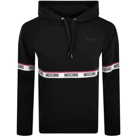 Product Image for Moschino Logo Tape Hoodie Black