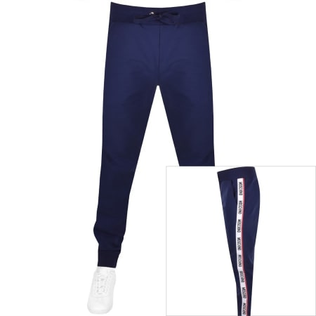 Product Image for Moschino Logo Jogging Bottoms Navy