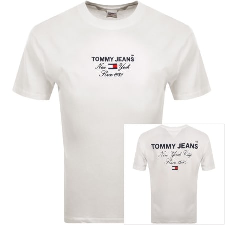 Product Image for Tommy Jeans Timeless Font T Shirt Cream