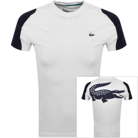 Product Image for Lacoste Sport Crew Neck T Shirt White