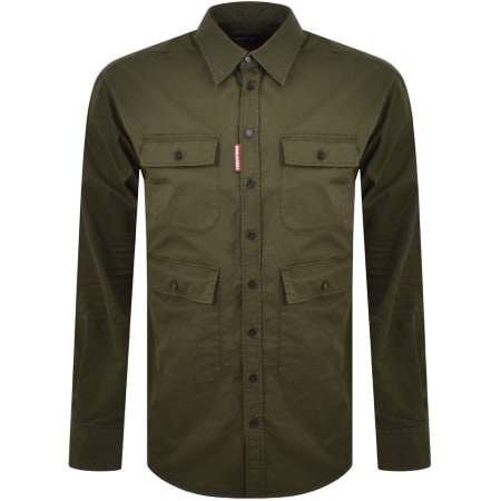 Product Image for DSQUARED2 Drop Shoulder Shirt Green