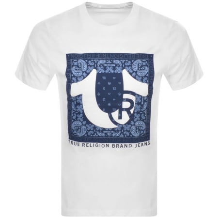 Product Image for True Religion Paisley Logo T Shirt White