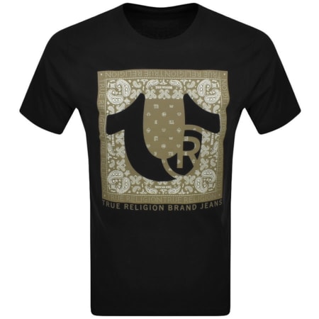 Product Image for True Religion Paisley Logo T Shirt Black