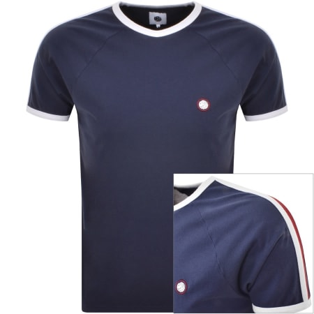 Product Image for Pretty Green Tilby Ringer T Shirt Navy