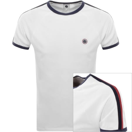 Product Image for Pretty Green Tilby Ringer T Shirt White