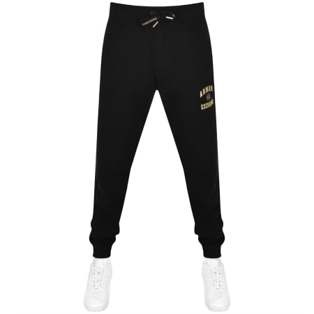Product Image for Armani Exchange Logo Jogging Bottoms Black
