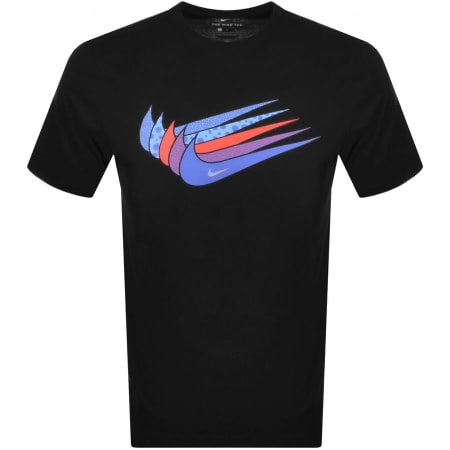 Product Image for Nike Crew Neck Swoosh T Shirt Black