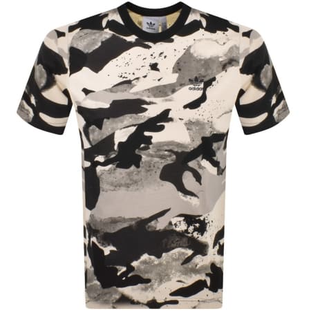 Product Image for adidas Originals Camo AOP T Shirt Cream