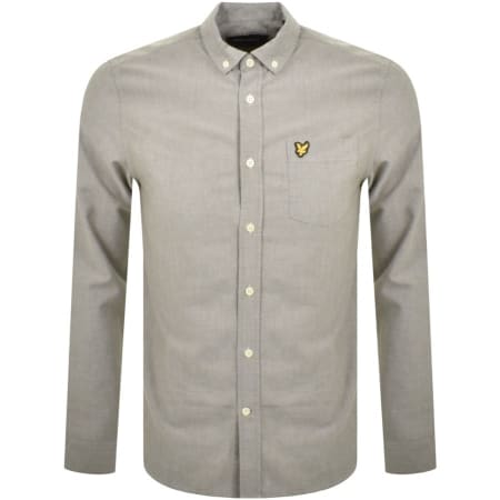 Product Image for Lyle And Scott Oxford Long Sleeve Shirt Green