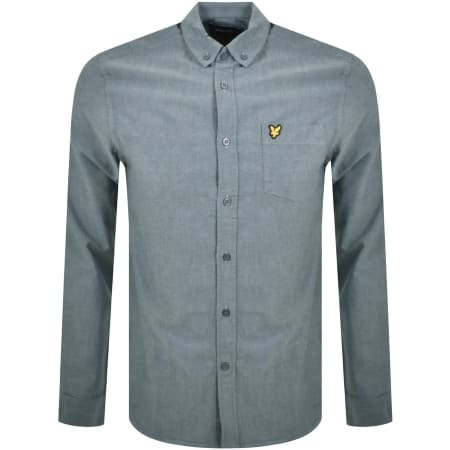 Product Image for Lyle And Scott Oxford Long Sleeve Shirt Blue